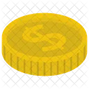 Dollar Coin Money Metallic Money Currency Coins Icon