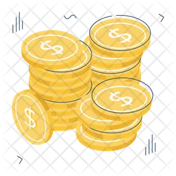 Dollar Coins  Icon