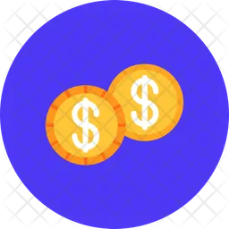 Dollar Coins  Icon