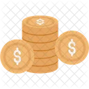 Dollar Coin Dollar Sign Currency Icon