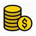 Coins Dollar Budget Icon