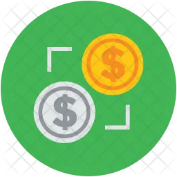 Dollar coins  Icon