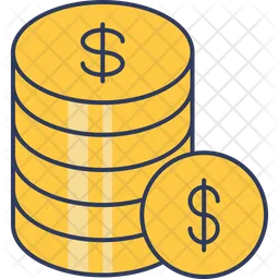 Dollar Coins  Icon