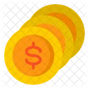 Dollar Coins  Icon