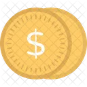 Dollar Coins Icon
