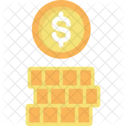 Dollar Coins  Icon