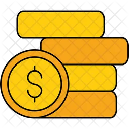 Dollar Coins  Icon