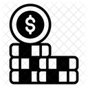 Dollar Coins Money Cash Icon