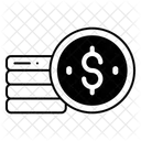 Dollar Coins Money Dollar Icon
