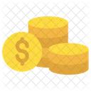 Dollars Coins Money Icon