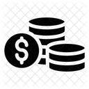 Dollars Coins Money Icon