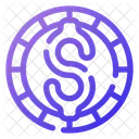 Dollar coins  Icon