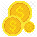 Dollar Coins Dollar Coin Money Icon