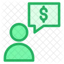 Dollar Conversation  Icon