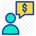 Dollar Conversation  Icon
