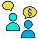 Dollar Conversation Conversation Dollar Icon