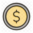 Dollar currency  Icon