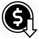 Dollar Decrease  Icon