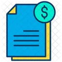 Dollar Documents Agreement Contract Icon