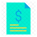 Dollar-Dokument  Symbol