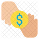 Dollar Donation Coin Icon