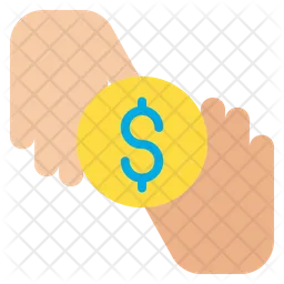 Dollar Donation Coin  Icon