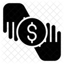 Dollar Donation Coin  Icon