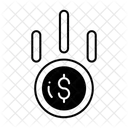 Dollar Drop Money Bill Icon