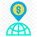 Dollar Monde Mondial Icon