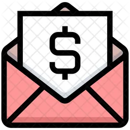 Dollar Envelope  Icon