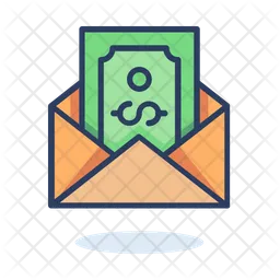 Dollar Envelope  Icon