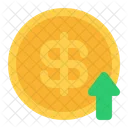 Dollaranstieg  Symbol