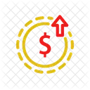 Dollaranstieg  Symbol