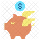 Minvestment Dollar Ersparnisse Sparschwein Icon