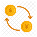 Flat Coin Currency Icon