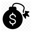 Dollar Explosion Dollar Bomb Dollar Icon