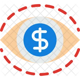 Dollar Eye  Icon