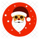 Dollar Eye Santa Clause  Icon