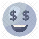 Dollar Eyes Emoji Emoticon Icon