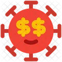 Dollar Eyes Coronavirus Emoji Coronavirus Icon