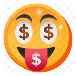 Dollar Eyes Emoji Emoji Icon