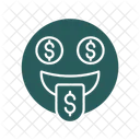 Dollar Face Emoji Icon