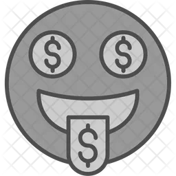 Dollar Face Emoji Emoji Icon