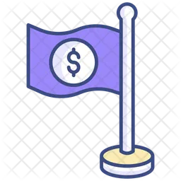 Dollar flag  Icon