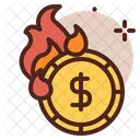 Dollarflamme  Symbol