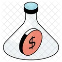 Dollar Flask Money Flask Coin Flask Icon