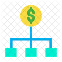 Flowchart Dollar Money Chart Icon