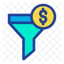 Dollar Funnel  Icon