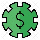 Dollar Gear Icon