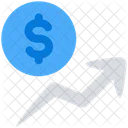 Dollar Money Growth Icon